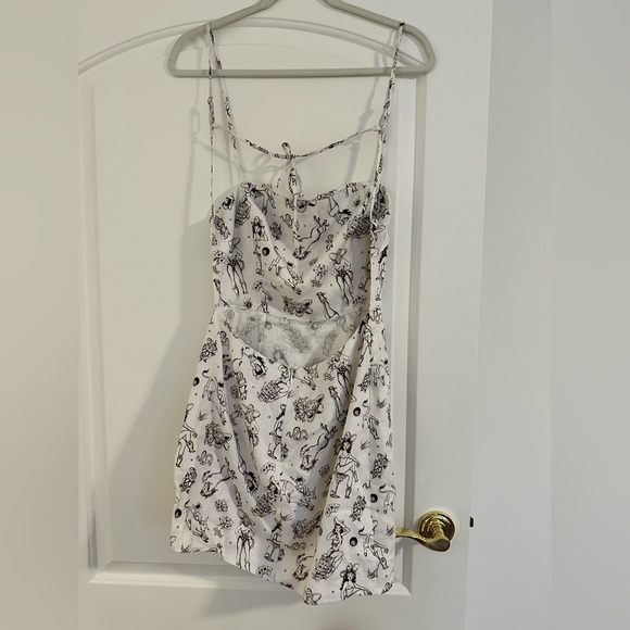 Reformation White Viva Las Vegas Mini Dress - Picture 2 of 5